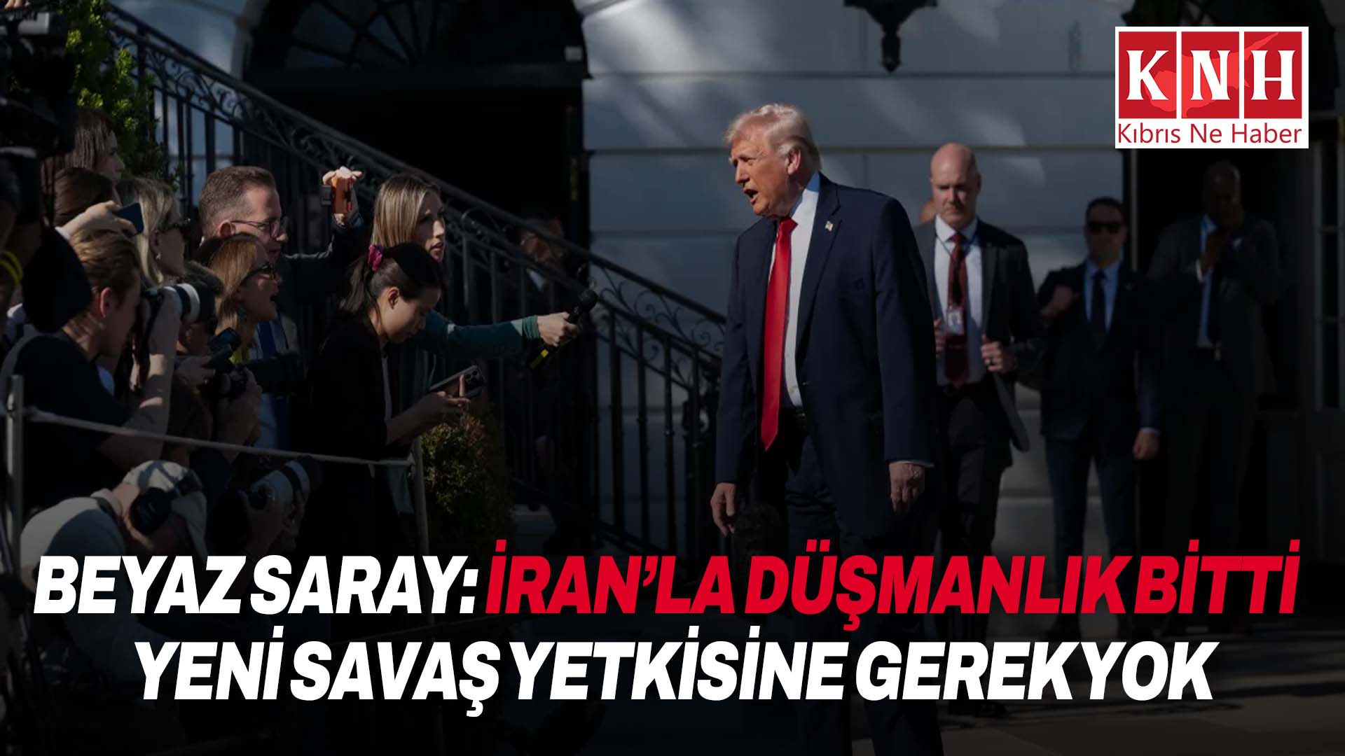 Beyaz Saray, Kongre’ye bildirdi: “İran ile düşmanlık sona erdi, yeni bir savaş yetkisine ihtiyaç yok”