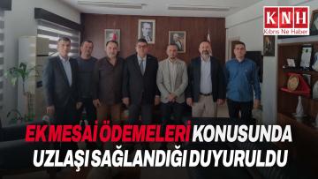 Kamuda örgütlü altı sendika, ek mesai ödemeleri konusunda Maliye Bakanlığı ile uzlaşı sağlandığını açıkladı