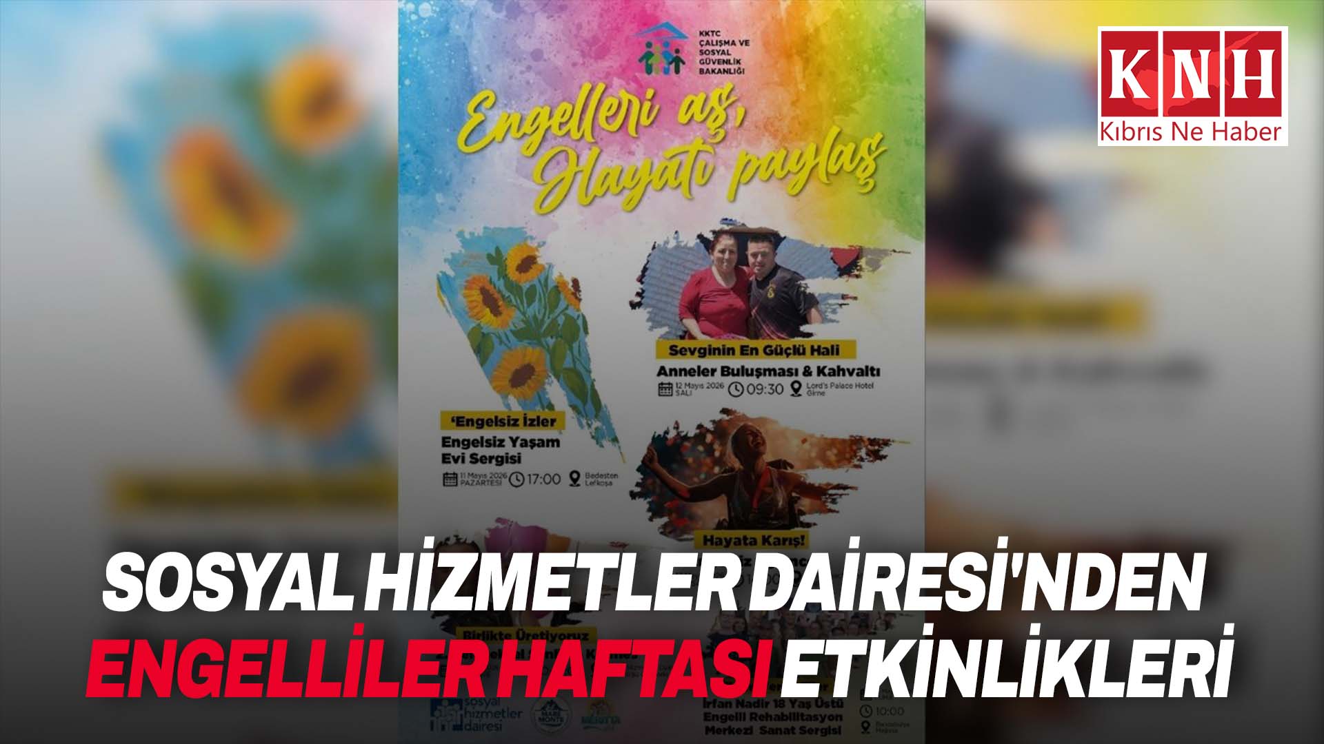 Sosyal Hizmetler Dairesi’nden Engelliler Haftası etkinlikleri…