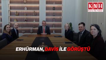 Erhürman, Davis ile görüştü