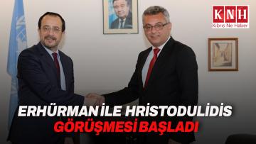 Erhürman ile Hristodulidis görüşmesi başladı