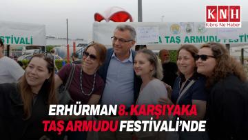 Cumhurbaşkanı Tufan Erhürman, 8. Karşıyaka Taş Armudu Festivali’ne katıldı