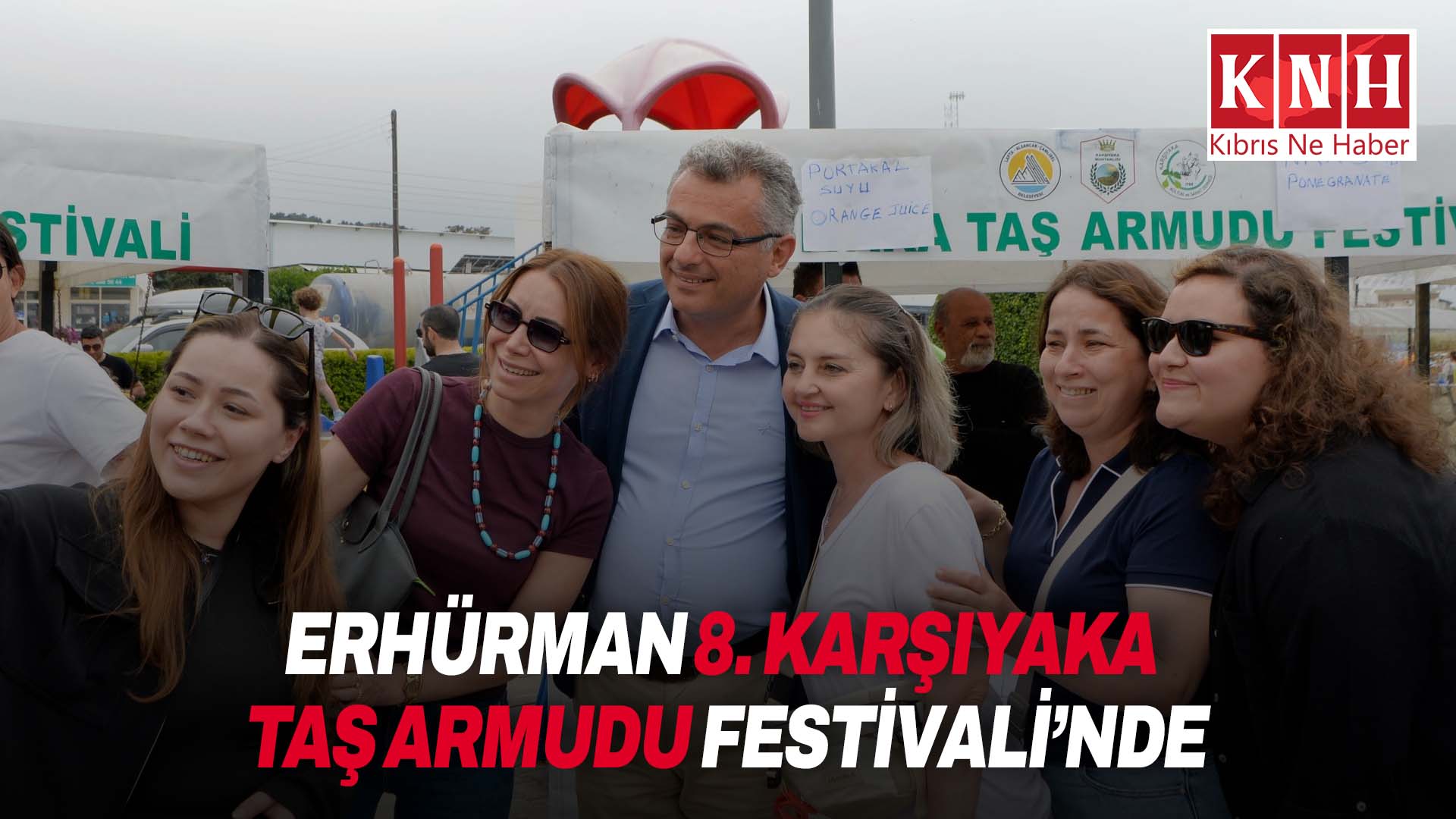 Cumhurbaşkanı Tufan Erhürman, 8. Karşıyaka Taş Armudu Festivali’ne katıldı