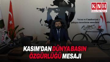 Geçitkale-Serdarlı Belediye Başkanı Halil Kasım’dan Dünya Basın Özgürlüğü Günü mesajı