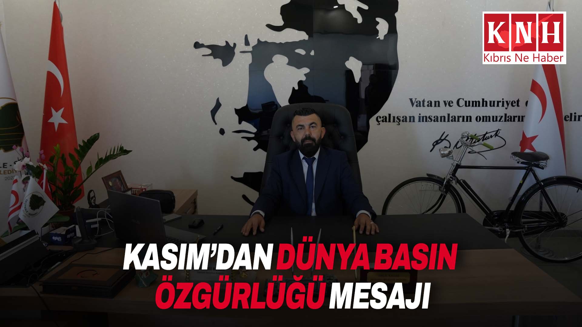 Geçitkale-Serdarlı Belediye Başkanı Halil Kasım’dan Dünya Basın Özgürlüğü Günü mesajı