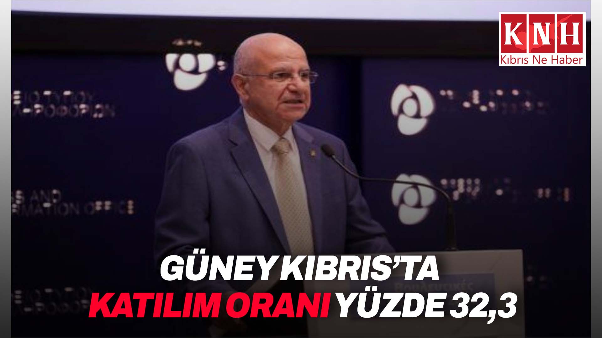 Güney Kıbrıs’ta katılım oranı yüzde 32,3