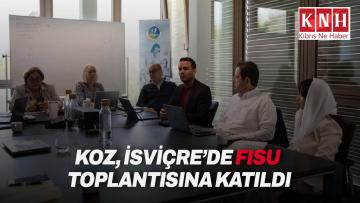 DAÜ Sağlık Bilimleri Fakültesi Öğretim üyesi Koz, FISU toplantısına katıldı