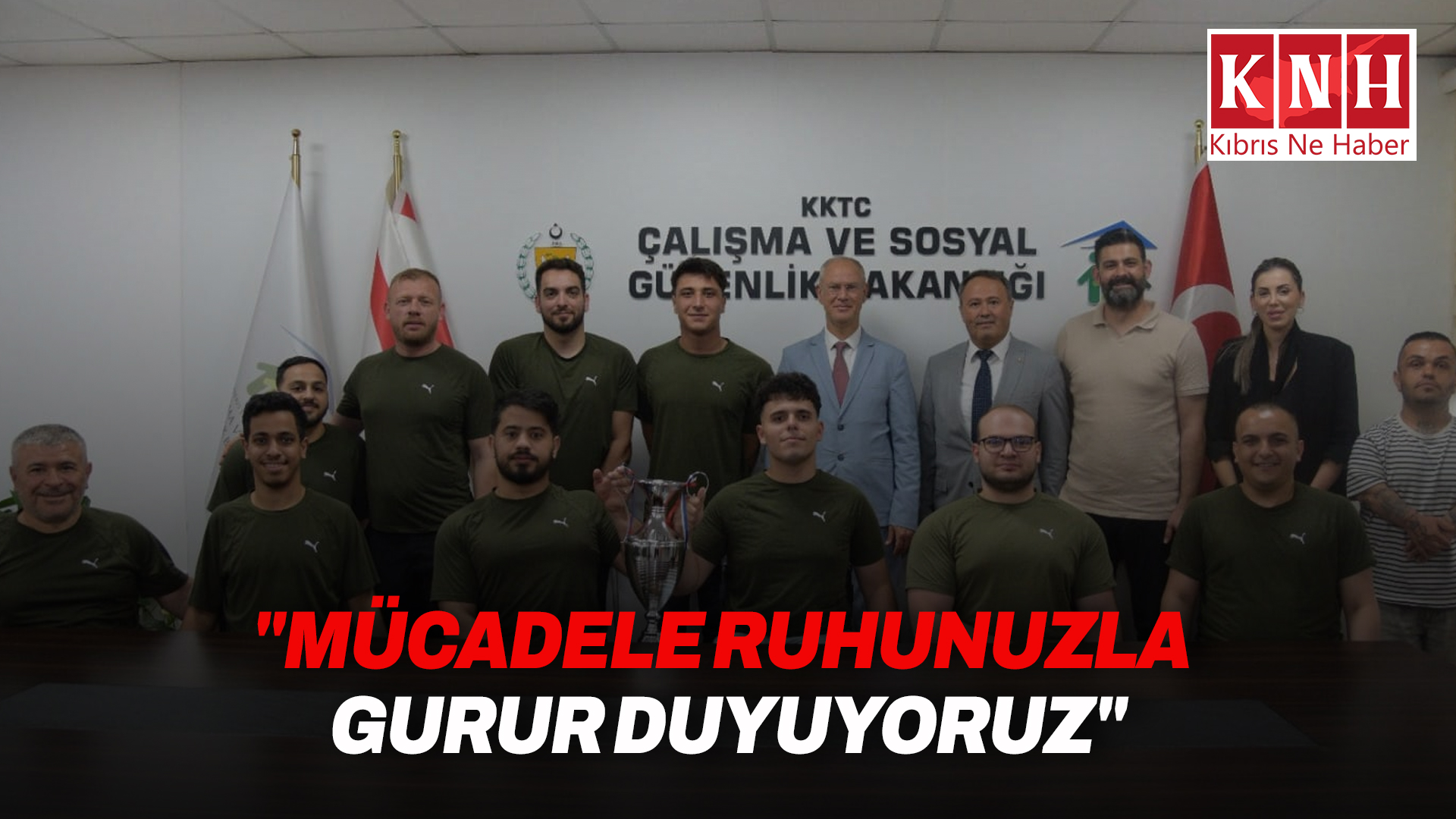 Hasipoğlu, Vakıflar Tekerlekli Sandalye Basketbol Takımı’nı kabul etti