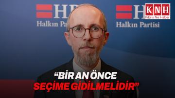 HP Genel Sekreteri Alas: “Memleketin geleceği için bir an önce seçime gidilmelidir”