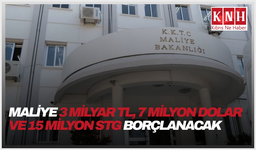 Maliye Bakanlığı, 3 milyar TL, 7 milyon Dolar ve 15 milyon Sterlin borçlanılacağını açıkladı