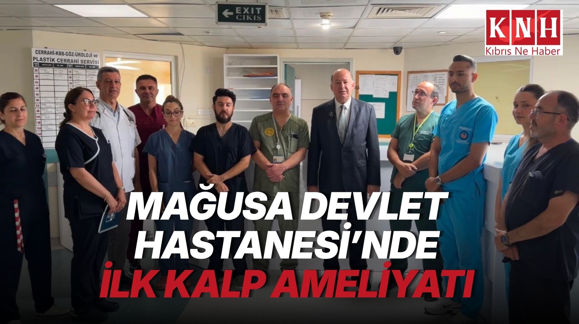 “ Mağusa Devlet Hastanesi’nde ilk kalp damar cerrahisi ameliyatı başarıyla gerçekleştirildi”