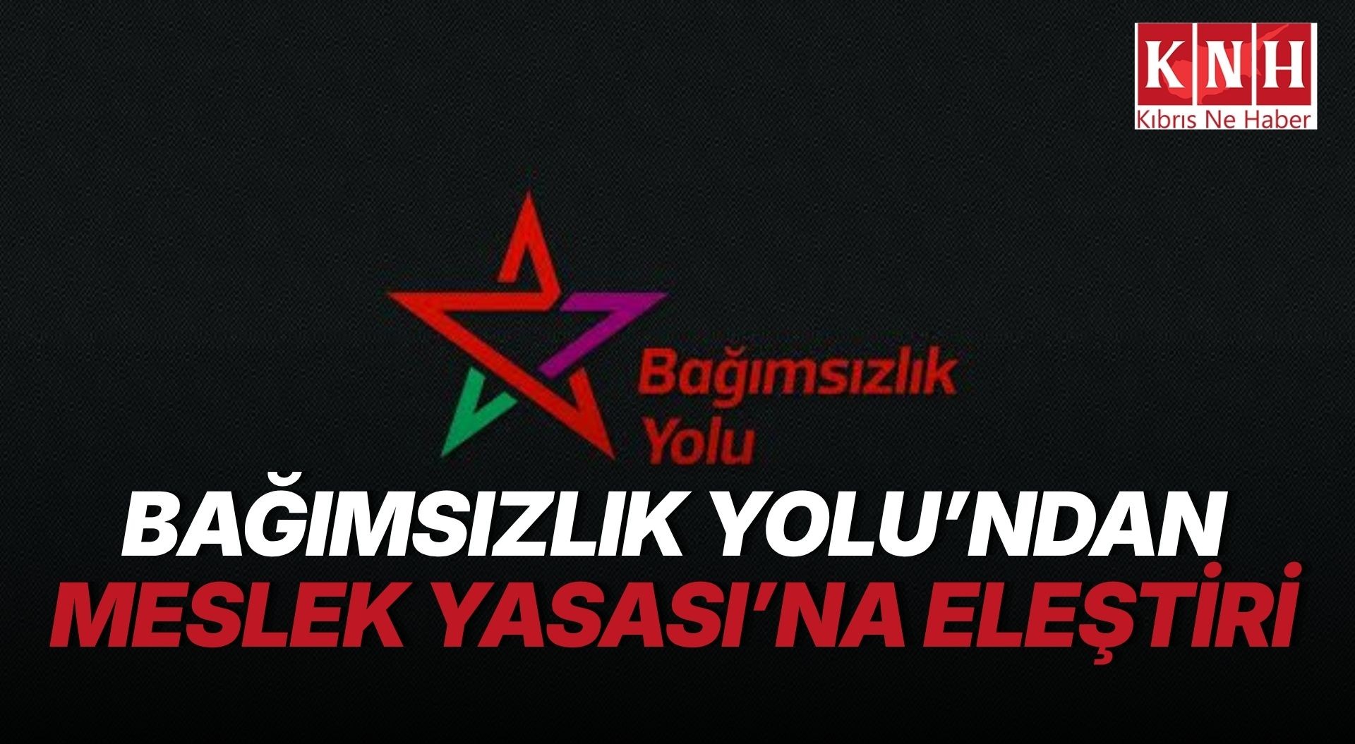 Bağımsızlık Yolu, Muhasebe ve Denetim Meslek Yasası’ndaki değişikliği eleştirdi