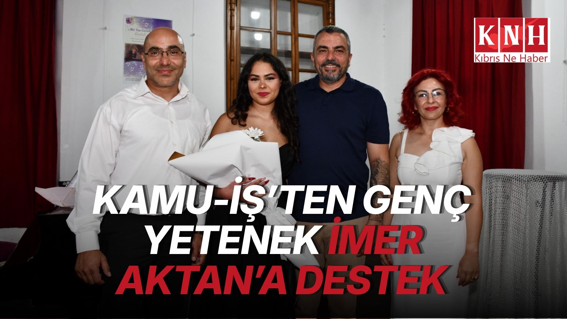 Başkan Serdaroğlu ve KAMU-İŞ Yönetim Kurulu, genç yetenek İmer Aktan’ı yalnız bırakmadı