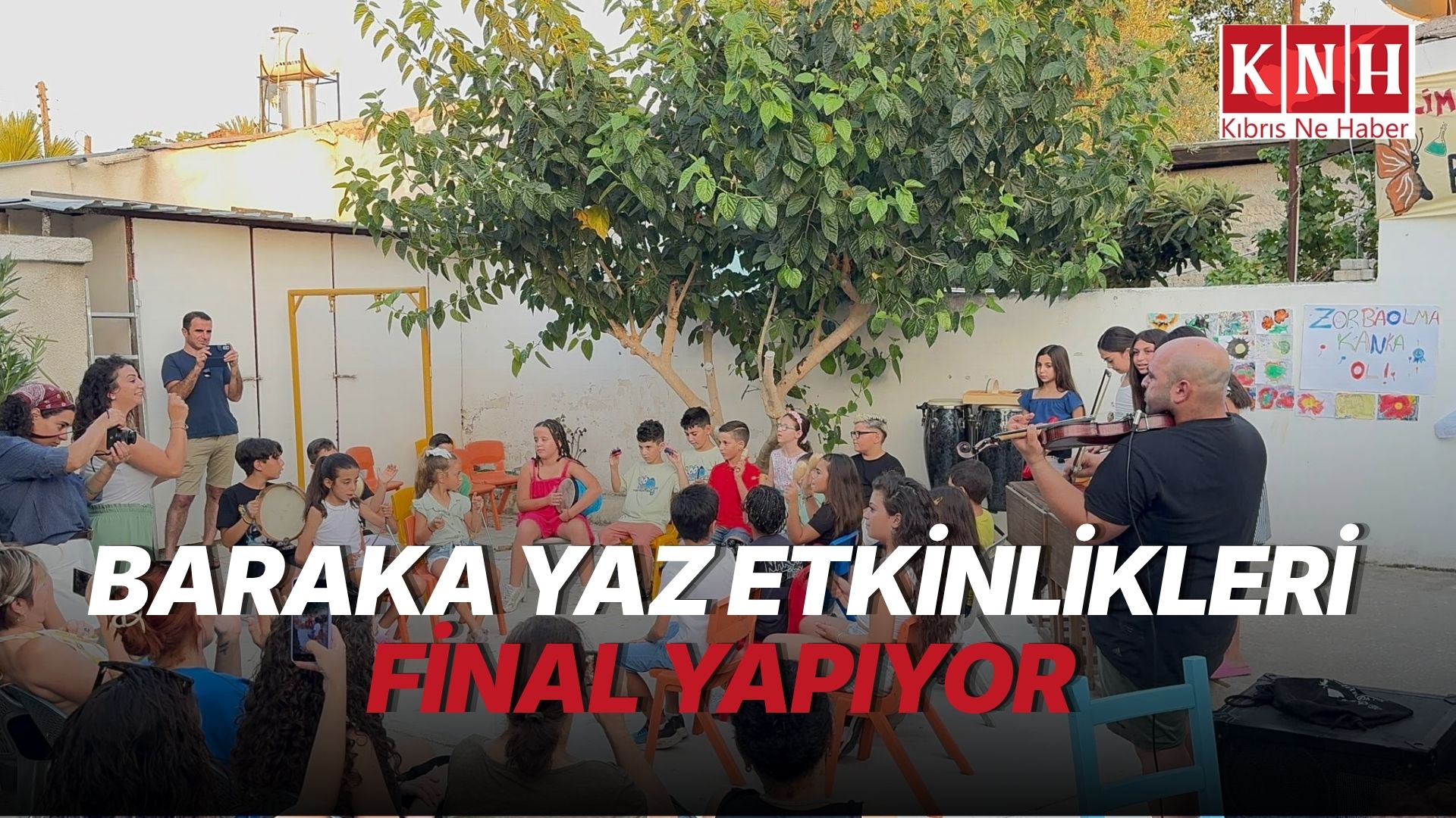 Baraka Kültür Merkezi’nin çocuklara yönelik yaz etkinlikleri final yapıyor