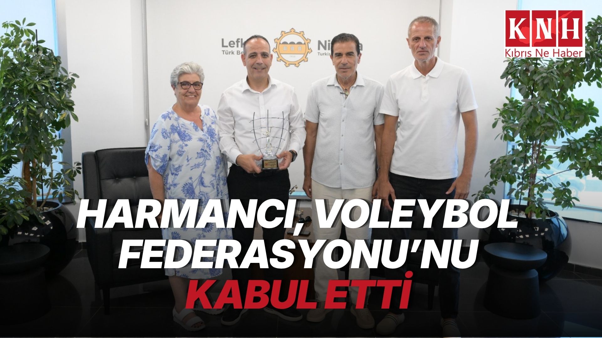 Başkan Harmancı, Voleybol Federasyonu yönetimini kabul etti