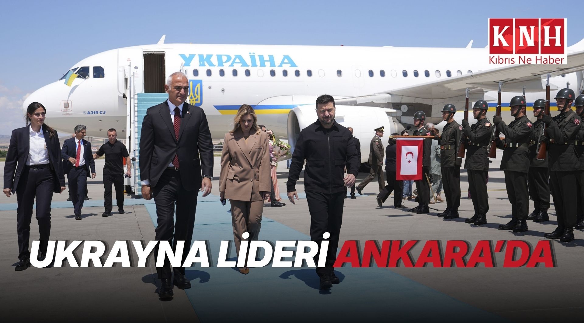 Ukrayna Devlet Başkanı Zelenskiy Ankara’ya geldi