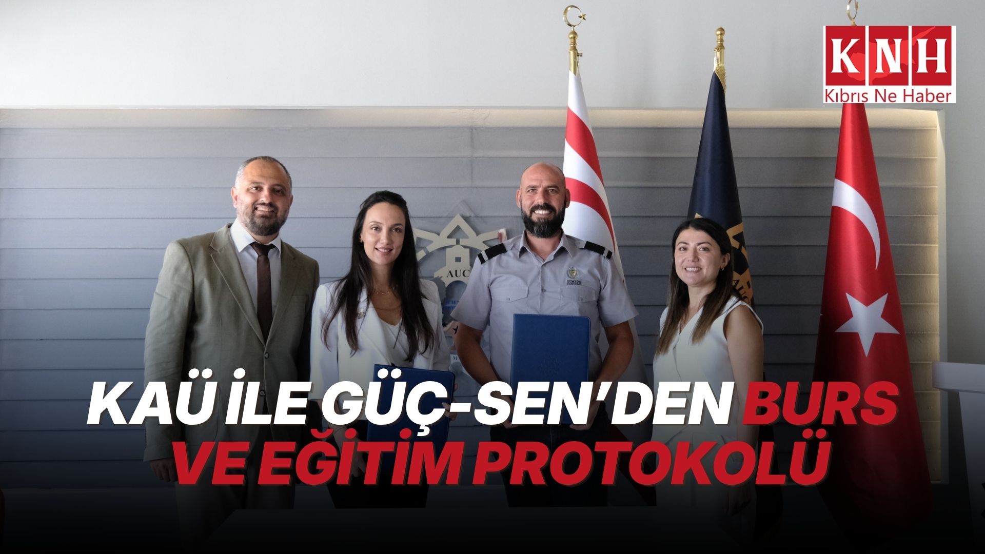 KAÜ ile GÜÇ-SEN arasında Burs ve Eğitim İş Birliği Protokolü imzalandı