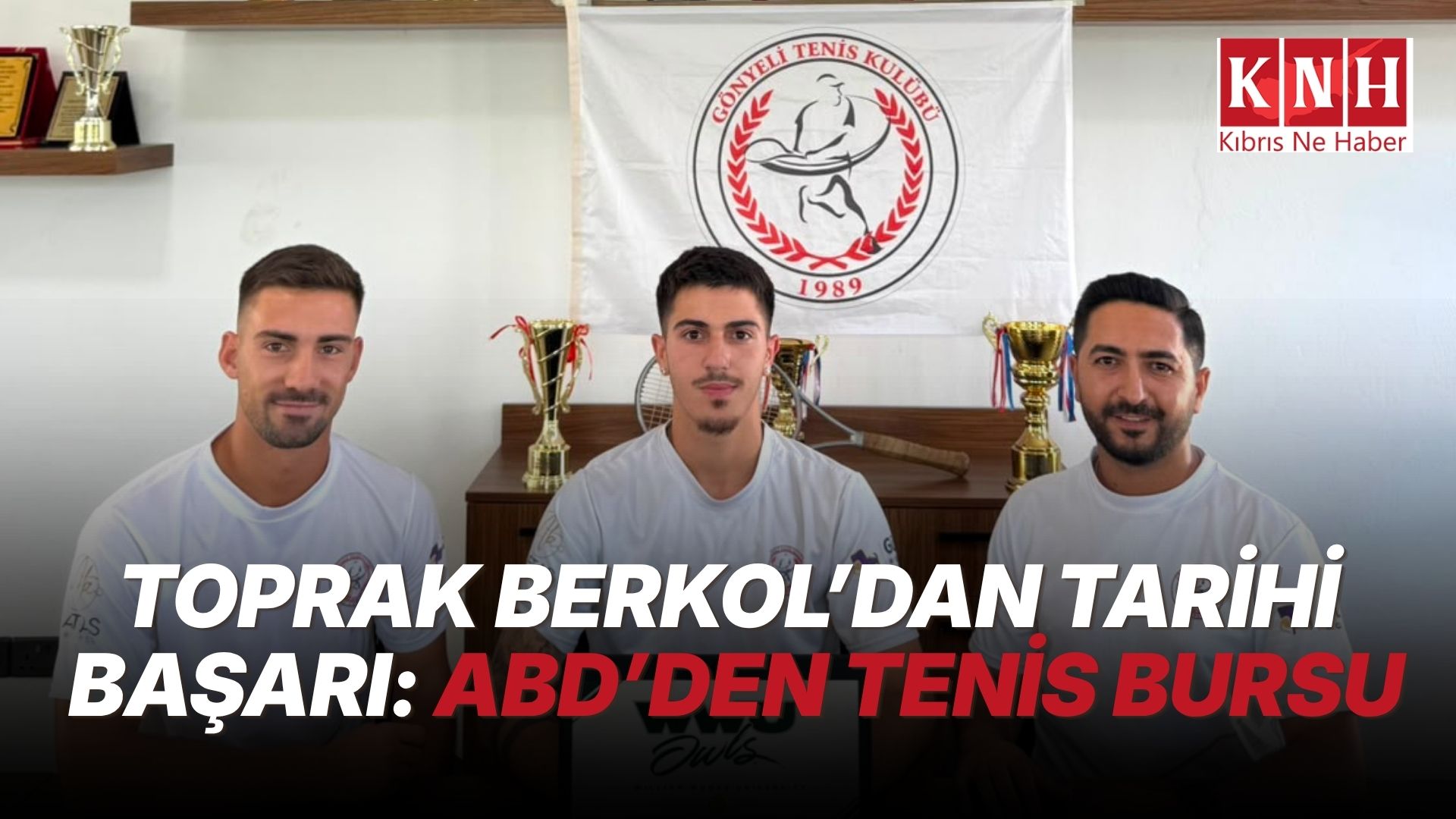Kıbrıs Türk tenisinde bir ilk: Toprak Berkol Amerika’da kolej tenisine adım atıyor