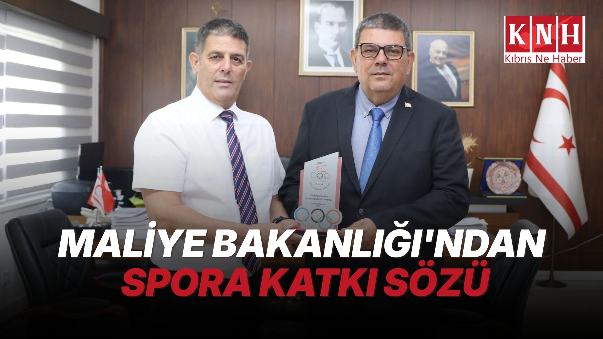Maliye Bakanı Berova, Milli Olimpiyat Komitesi’ni kabul etti