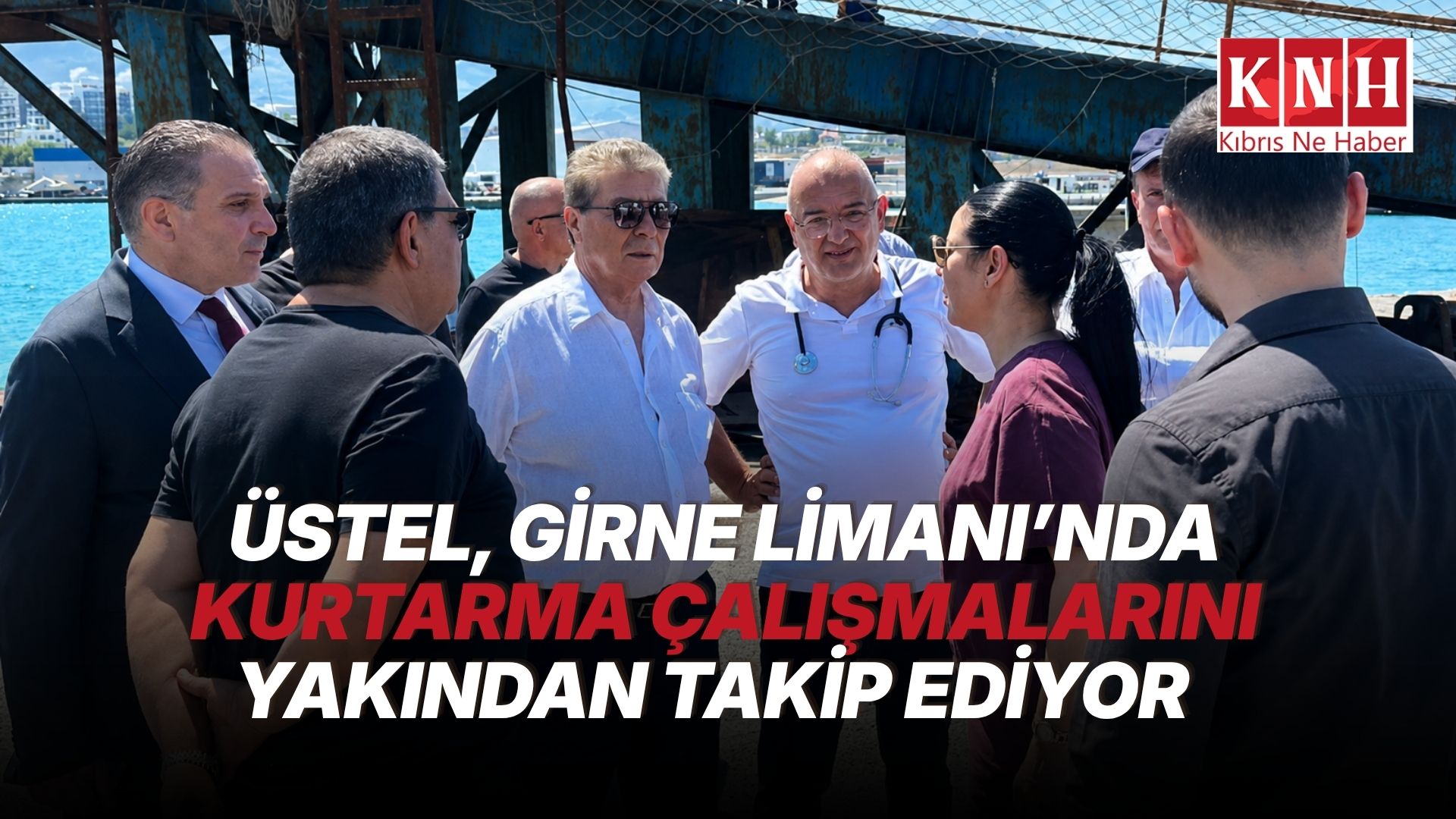 Girne açıklarında yolcu gemisi alabora oldu